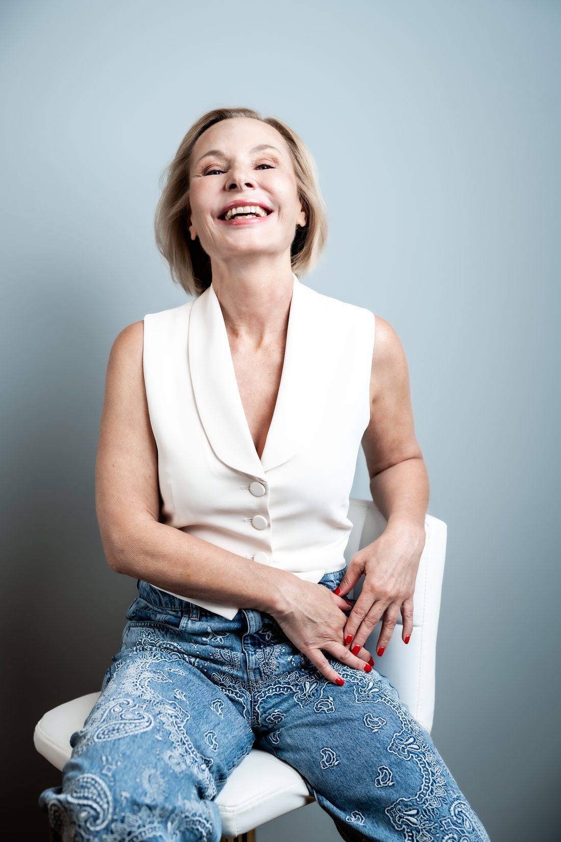 Dr. Ilse Gradwohl lachend im Portrait